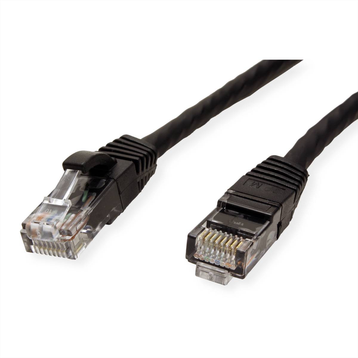 Value 21.99.0255 RJ45 Patchkabel CAT 6 U/UTP 1.50m Schwarz