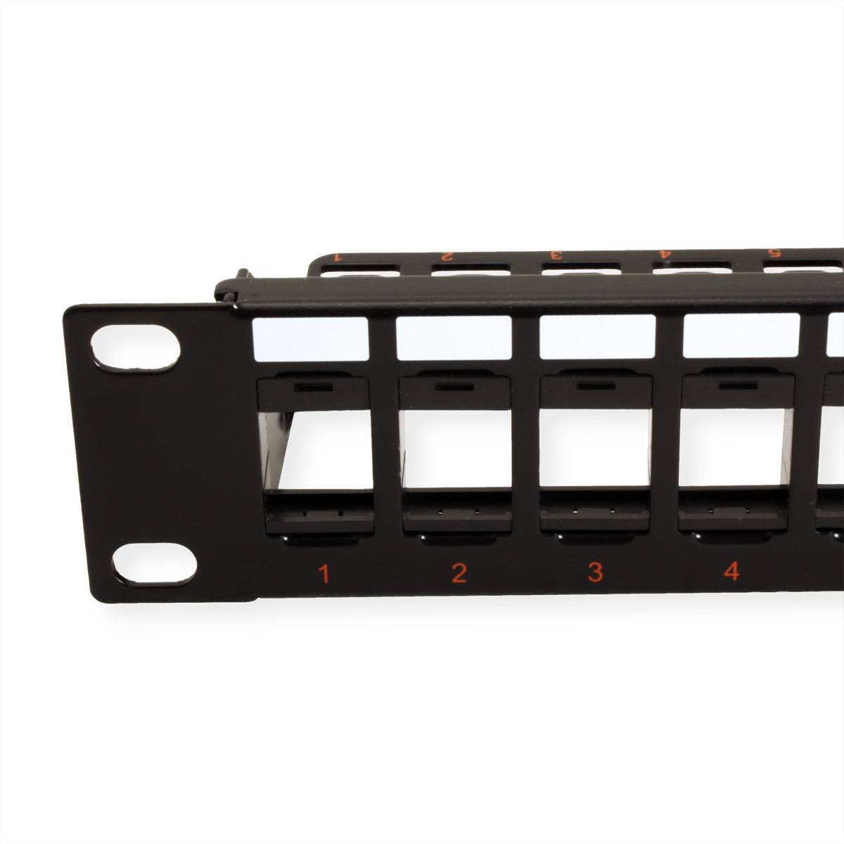 Roline - Patch-Panel-Gehäuse - CAT 6e - UTP - Schwarz - 48.3 cm (19"")