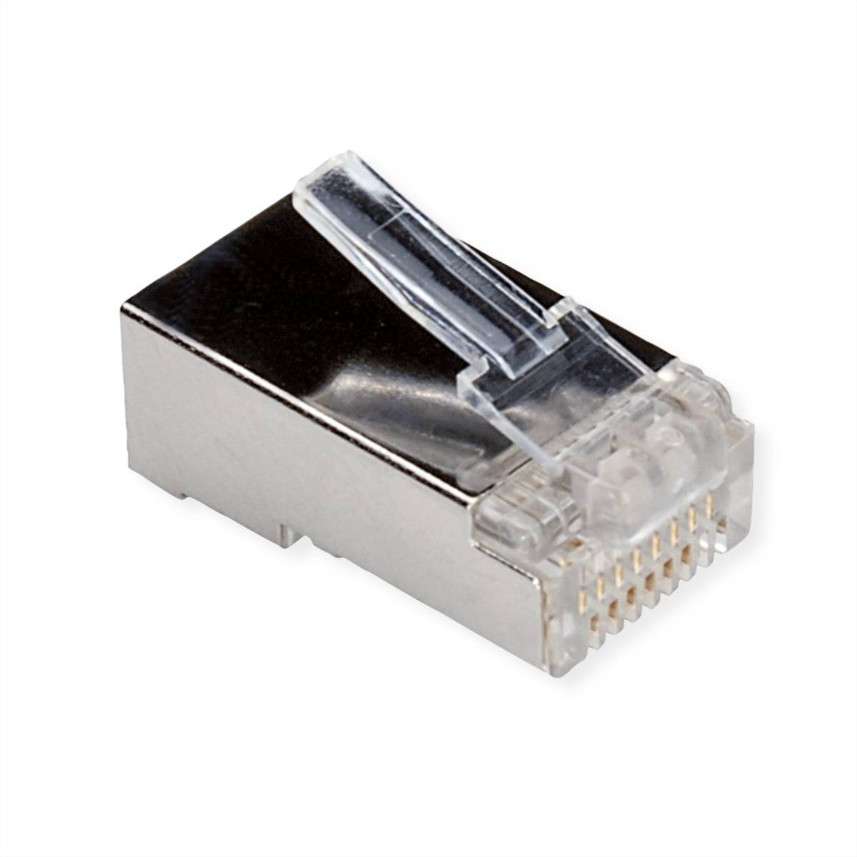 ROLINE RJ-45 Modular Plug geschirmt, Cat.6 (Class E), 10 Stck