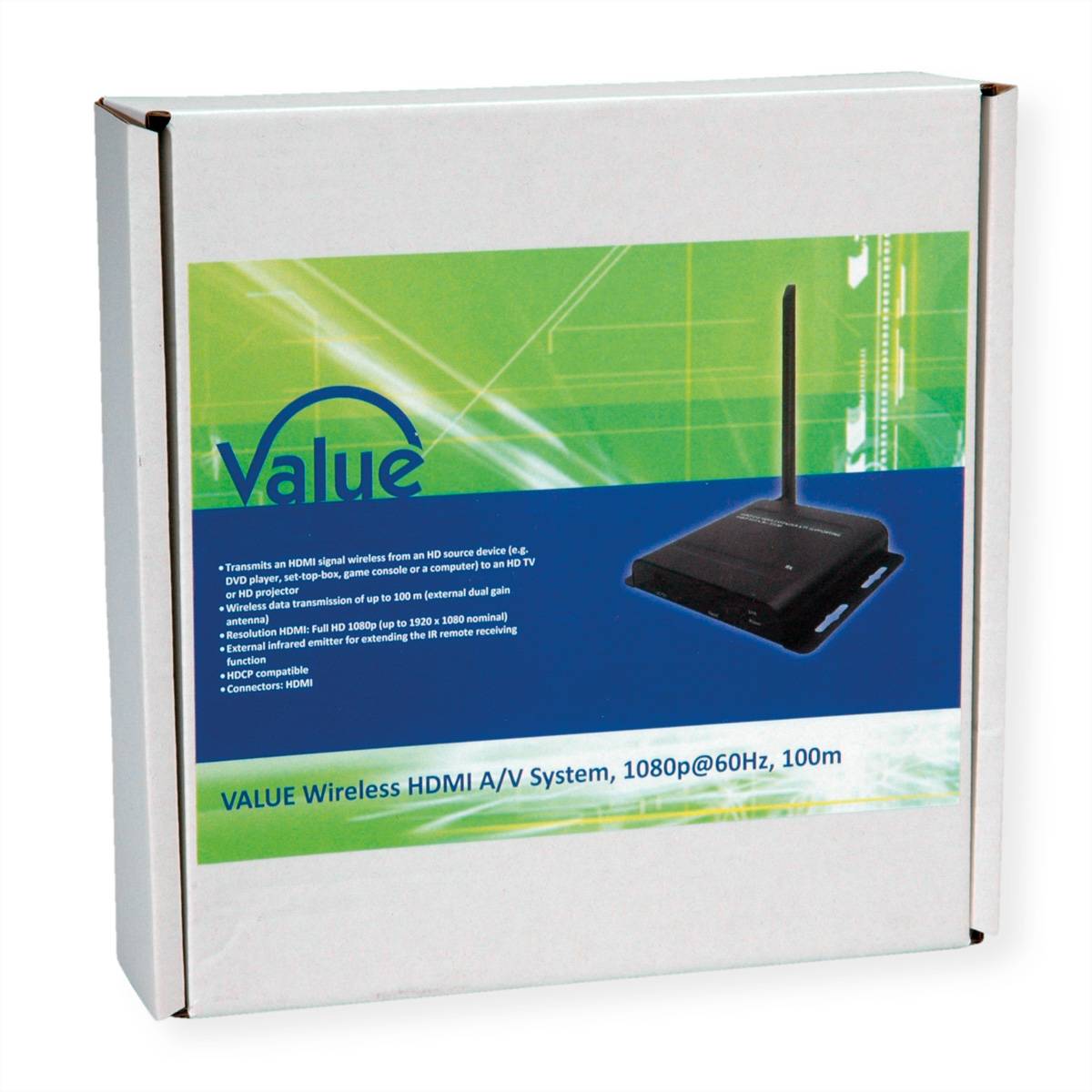VALUE Wireless HDMI A/V System, 100 m