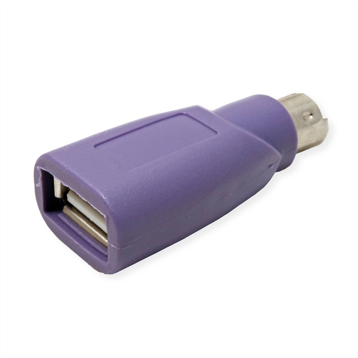 VALUE PS/2 - USB Tastatur-Adapter, violett