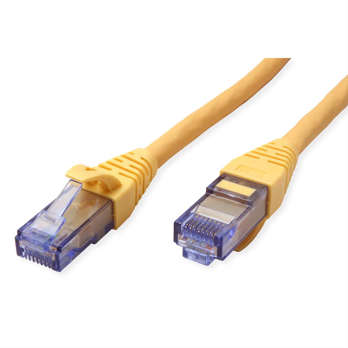 ROLINE Patchkabel Cat.6A UTP, Component Level, LSOH, gelb, 0,5 m