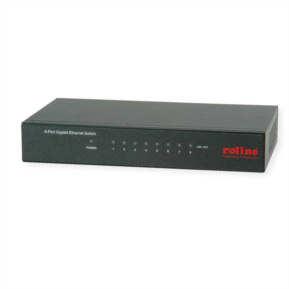 ROLINE Gigabit Ethernet Switch, 8 Ports