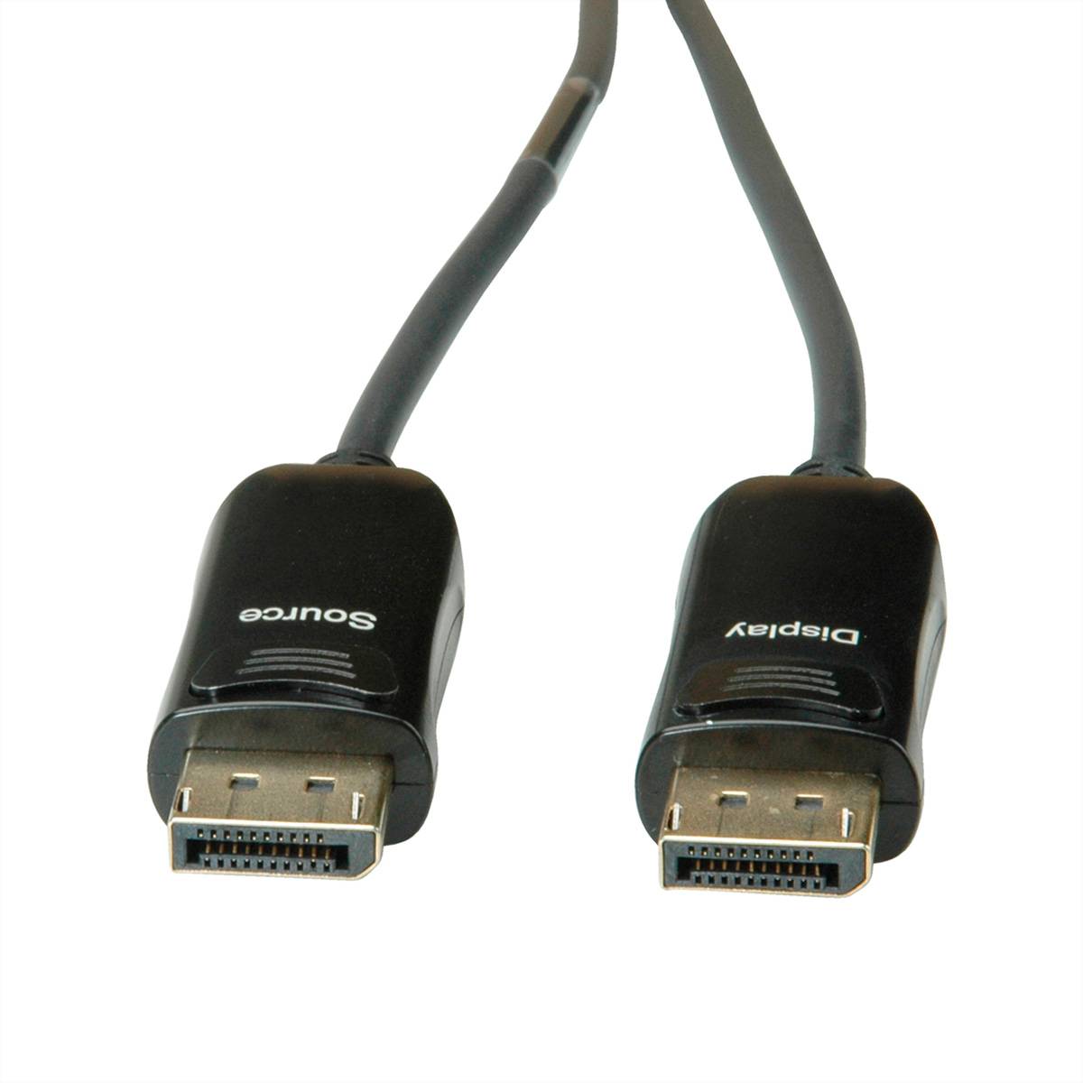 VALUE DisplayPort v1.4 Kabel (AOC), ST/ST, 50 m