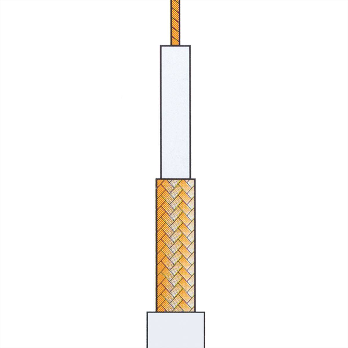 VALUE Koaxialkabel RG-59, schwarz, 100m, 75 Ohm