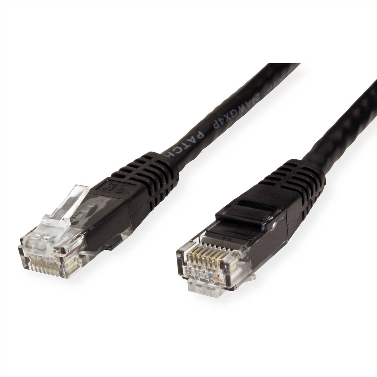 Value 21.99.0955 RJ45 Patchkabel CAT 6 U/UTP 1.50m Schwarz