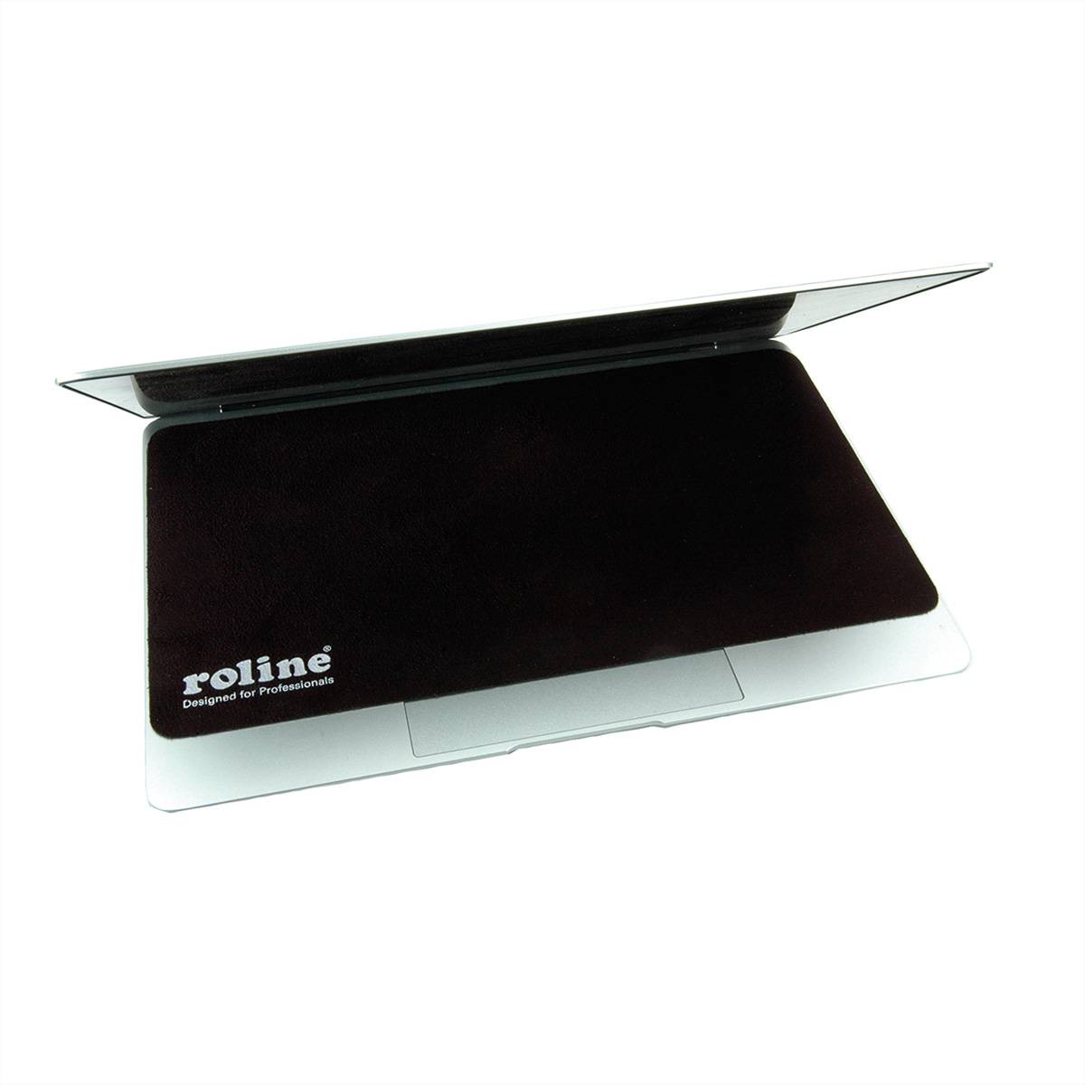 ROLINE Mausmatte, 3in1 Notebook Combo Mousepad, schwarz