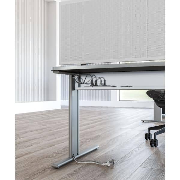 Schreibtisch Unic BxTxH 200x100x75cm weiß