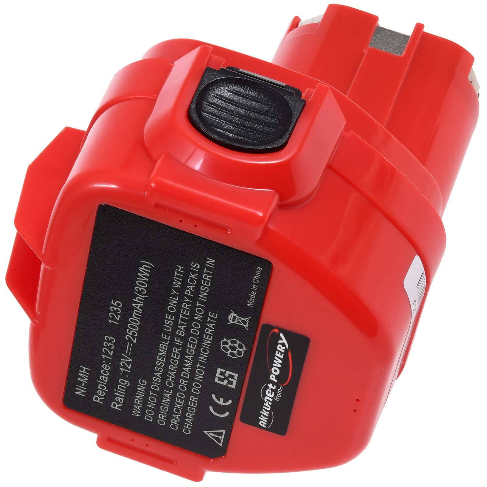 Powery Akku für Makita Typ 1222, 12V, NiMH