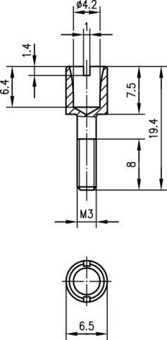 Telegärtner Führungsbuchse 100000046