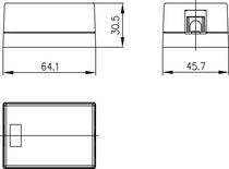 Telegärtner Modul-Aufnahme 1-fach 100021366