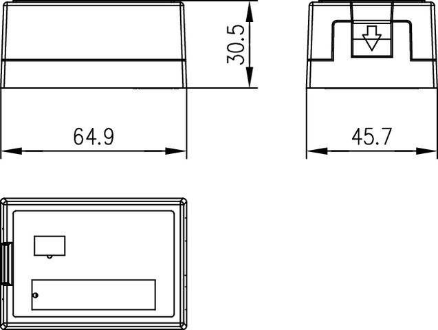 Telegärtner Modul-Aufnahme 1-fach 100021371