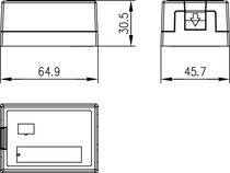 Telegärtner Modul-Aufnahme 1-fach 100021371