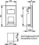 Telegärtner Modulaufnahme 100021411