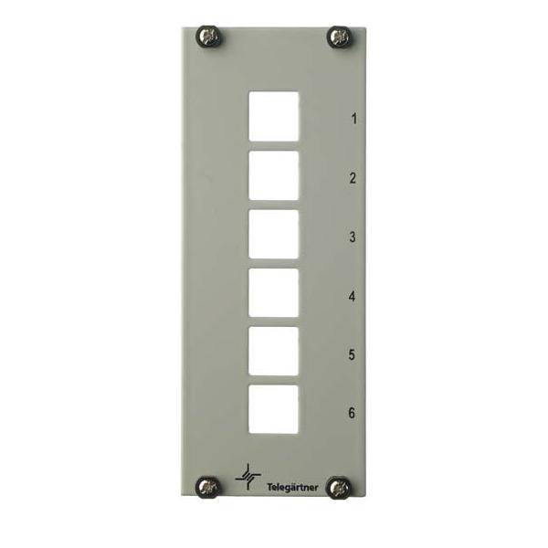 Telegärtner Teilfrontplatte 3HE/7TE 100021456