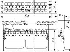 Telegärtner Modultr. 1.5HE f.48 100021507
