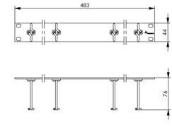 Telegärtner 19Z Rangierpanel 100021513