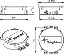 Telegärtner Kleinverteiler 100022300