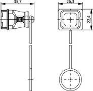 Telegärtner STX V14 Steckerschutzkappe 100022772