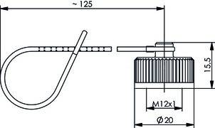 Telegärtner Steckerschutzkappe 100022777
