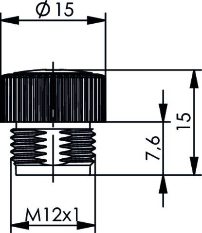Telegärtner Buchsenschutzkappe 100022778