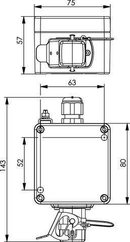 Telegärtner STX V5 Einfachanschlußdose 100022782
