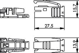 Telegärtner STX Knickschutztülle 100022902