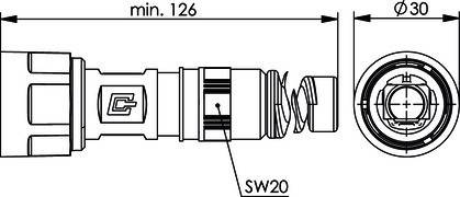 Telegärtner STX V1 Steckergehäuse BP 100022909