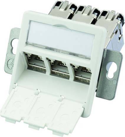 Telegärtner Modulaufnahme AMJ-S 3fach 100022967