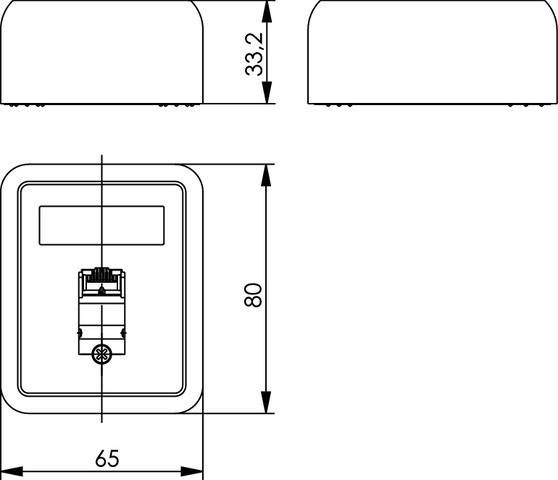 Telegärtner Anschlussdose Cat.6A apws 100023001