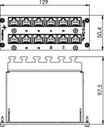 Telegärtner Mini-Verteiler Cat.6A 3HE 100007000