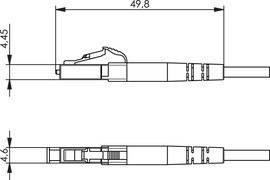 Telegärtner LC-Stecker Multimode 100007099