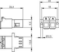 Telegärtner LC/APC-D Kupplung 100007164