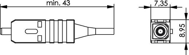 Telegärtner T-SC Stecker SM 100007185