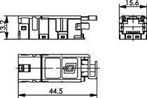 Telegärtner STX RJ45 Modul Cat.6 100007525