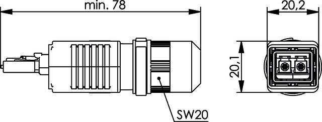 Telegärtner STX V4 LC-D Steckerset 100007563