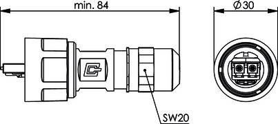 Telegärtner STX V1 LC-D Steckerset 100007564