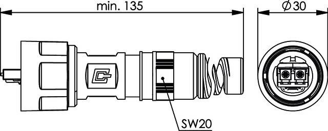 Telegärtner STX V1 LC-D Steckerset 100007570