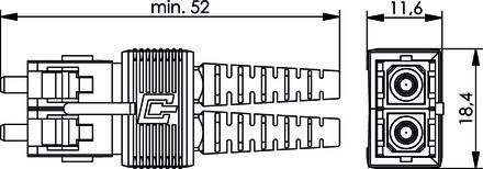 Telegärtner STX IP20 SC-RJ-Stecker 100007588