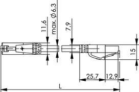 Telegärtner Patchkabel U/UTP Cat.6A 100008907