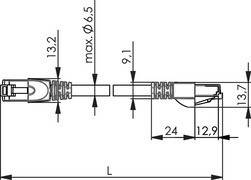 Telegärtner Patchk.S/FTP Cat.6A 100008102