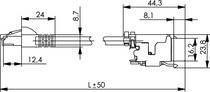 Telegärtner Patchk.Cat6A 10,0m CP-Link 100009013