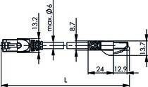 Telegärtner Patchkabel S/FTP 6A 100008861