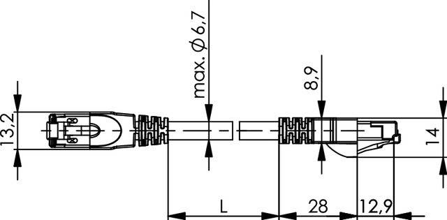 Telegärtner Patchk. PROFINET gn 100017357