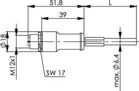 Telegärtner STX M12x1 VL 100017433