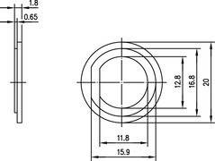 Telegärtner Isolierscheibe 100000734