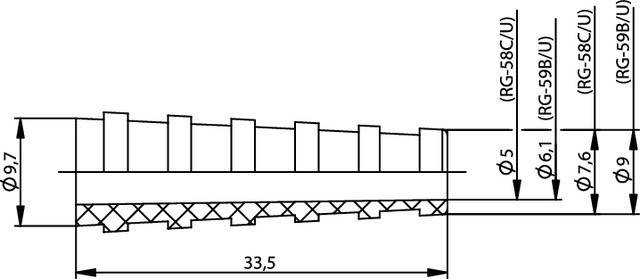 Telegärtner Knickschutztülle 100001164