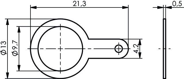 Telegärtner Masselötfahne 3/8" 100020366