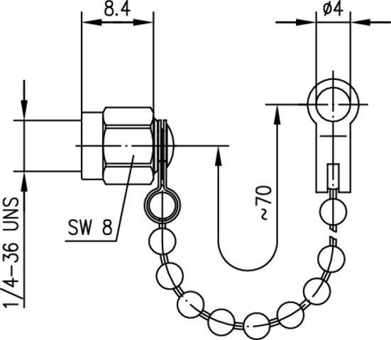 Telegärtner SMA Abdeckkappe AU 100021278