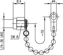 Telegärtner SMA Abdeckkappe AU 100021278